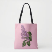 ライラックの花 トートバッグ (正面)