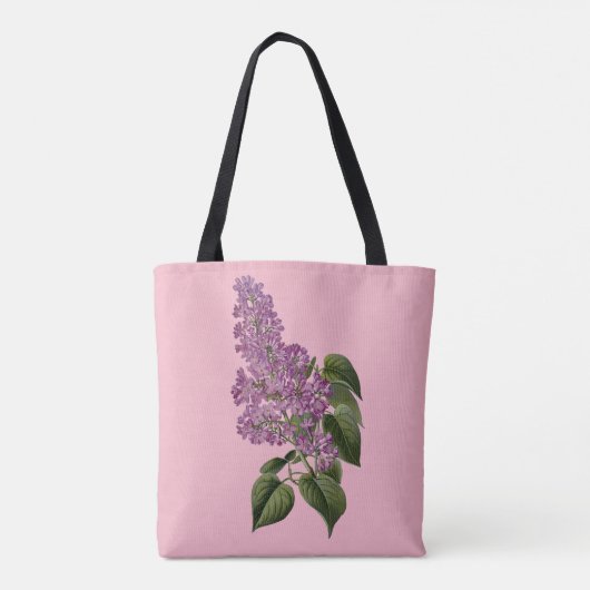 ライラックの花 トートバッグ (裏面)