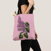 ライラックの花 トートバッグ (クローズアップ)