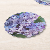 ライラックの花 ペーパーコースター (アングル)