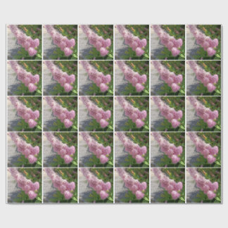 ライラックの花 ボタニカル フラワー ラッピングペーパー