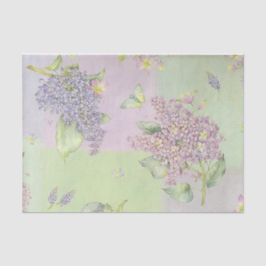 ライラックの花 薄葉紙 (正面)