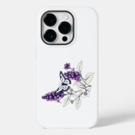 ライラックの蝶の茂み Case-Mate iPhone 14 PROケース