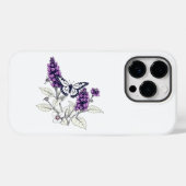 ライラックの蝶の茂み Case-Mate iPhoneケース (裏面 (横))