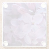 ライラックを閉める ガラスコースター (裏面)