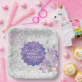 ライラックイン開花春の結婚式イベント ペーパープレート (パーティー)