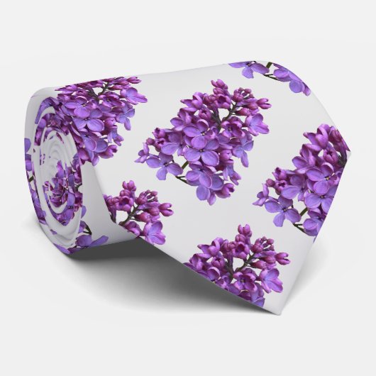 ライラックイン開花 ネクタイ (ロール)