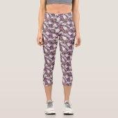 ライラックオンパープル カプリレギンス (正面)
