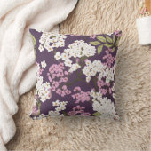 ライラックオンパープル クッション (ブランケット)