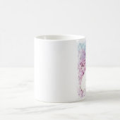 ライラックコーヒーマグ杯の白いプードル コーヒーマグカップ (中央)