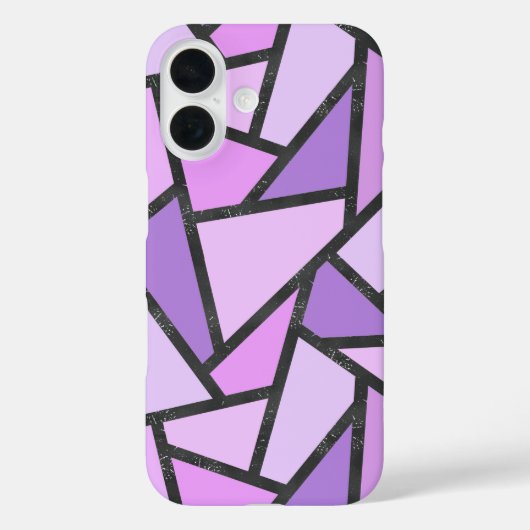 ライラックステンドグラスパターン Case-Mate iPhoneケース (裏面)