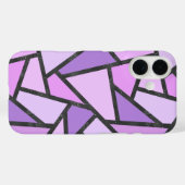 ライラックステンドグラスパターン Case-Mate iPhoneケース (裏面 (横))