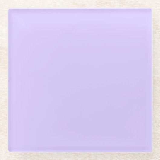 ライラックドリームス 単色 | クラシック エレガント ガラスコースター (正面)