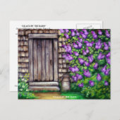 ライラックバイザバーンオリジナル絵を描ズアートハガキ ポストカード (正面/裏面)