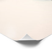 ライラックパープル薄紫ブッシュイラストレーション ポスター (コーナー)