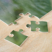 ライラックパープル ゲラニウム ワイルドフラワー ボタニカル フォト ジグソーパズル (側面)