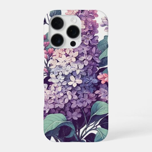 ライラックパープル iPhoneケース (裏面)