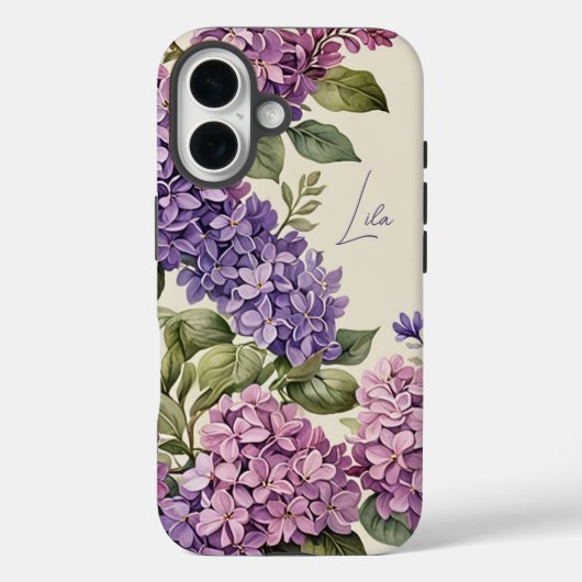 ライラックフローラ Case-Mate iPhoneケース (裏面)
