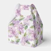 ライラックプリントパーティートリートボックス フェイバーボックス (裏面サイド)