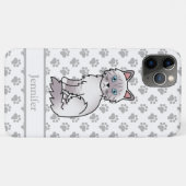 ライラックポイントタビー ビーマン/ラグドール かわいい猫と名前 Case-Mate iPhoneケース (裏面(横))