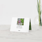 ライラック春 カード (裏面)