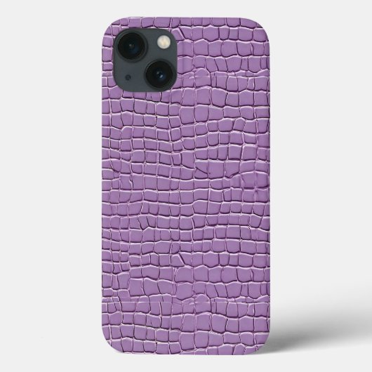 ライラック革エフェクトパターン Case-Mate iPhoneケース (裏面)