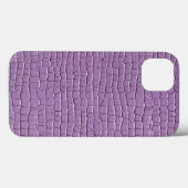 ライラック革エフェクトパターン Case-Mate iPhoneケース (裏面 (横))