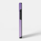 ライラック カスタム モノグラム 名前 iPhoneケース (左側面)