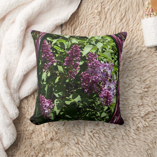 ライラック… クッション (ブランケット)