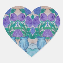 ライラック ハートシール