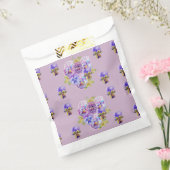 ライラック パンジー 紫の花 フラワーパーティーファバーバッグ フェイバーバッグ (封をした状態)