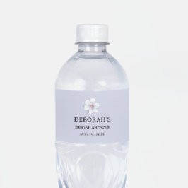 ライラック フラワーブライダルシャワー ペットボトルラベル