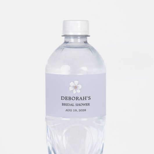 ライラック フラワーブライダルシャワー ペットボトルラベル