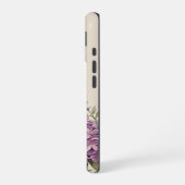 ライラック フローラル iPhone 16ケース (左側面)
