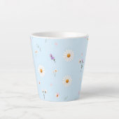 ライラック ブルームレット カフェラテマグ (正面)