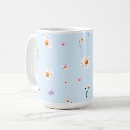 ライラック ブルームレット コーヒーマグカップ (正面左)