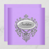 ライラック モーブ ご案内 すべての行事 招待状 (正面/裏面)