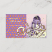 ライラック/ラベンダー ウェディング ケーキ/ベーカリー/パティスリー 名刺 (裏面)