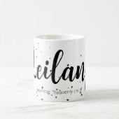 ライラニミニマル名モダンMug Cup Gift コーヒーマグカップ (中央)