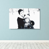 ライリーとエレン キャンバスプリント (インサイチュ (ウッドフロア))