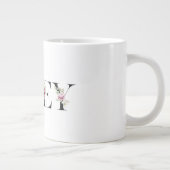 ライリーの名前。私の名前はライリー。 ジャンボコーヒーマグカップ (右)