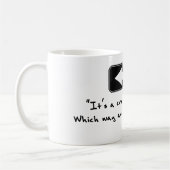 ライリーの雄鹿のマグによる交差道路 コーヒーマグカップ (左)