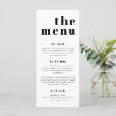 ライリーはっきりしたモダンレトロロングLet'sメ食べニューカード メニュー (スタンド正面)