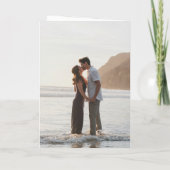 ライリーエメラルドグリーンエレガントウェディング 招待状 (裏面)