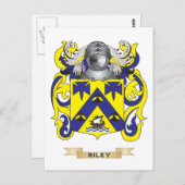 ライリーコートオブアームズ(家紋) ポストカード (正面/裏面)