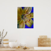 ライリーユリ花花写真 ポスター (キッチン)