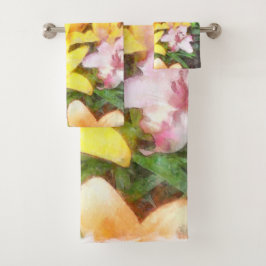 ライリーラブ&ライトウォーター色 バスタオルセット