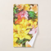 ライリーラブ&ライトウォーター色 バスタオルセット (ハンドタオル)