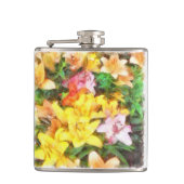 ライリーラブ&ライトウォーター色 フラスク (正面)