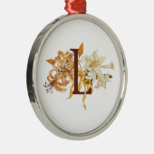 ライリー付き手紙L メタルオーナメント (右)